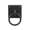 Lynn Cove Foundry [R100SS] Stainless Steel Shutter Ring Pull - Plate Mount - Flat Black - 1 7/8&quot; Dia.