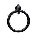 Lynn Cove Foundry [R200SS] Stainless Steel Shutter Ring Pull - Screw Eye Mount - Flat Black - 1 7/8&quot; Dia.