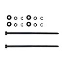 Lynn Cove Foundry [SDLAG8] Stainless Steel Bi-Fold Shutter Dog Lag Bolt Kit - 8" L