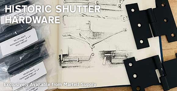 Martell Supply Historic Shutter Hardware