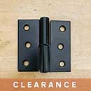 Brandywine Forge [CL-401-3X3-L] Steel Midweight Shutter Hinge - Lift Off - Left Mount - 3" H x 3" W - Pair