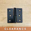 Brandywine Forge [CL-401-3X3-R] Steel Midweight Shutter Hinge - Lift Off - Right Mount - 3&quot; H x 3&quot; W - Pair