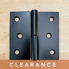 Brandywine Forge [401-4X4-L] Steel Midweight Shutter Hinge - Lift Off - Left Mount - 4&quot; H x 4&quot; W - Pair