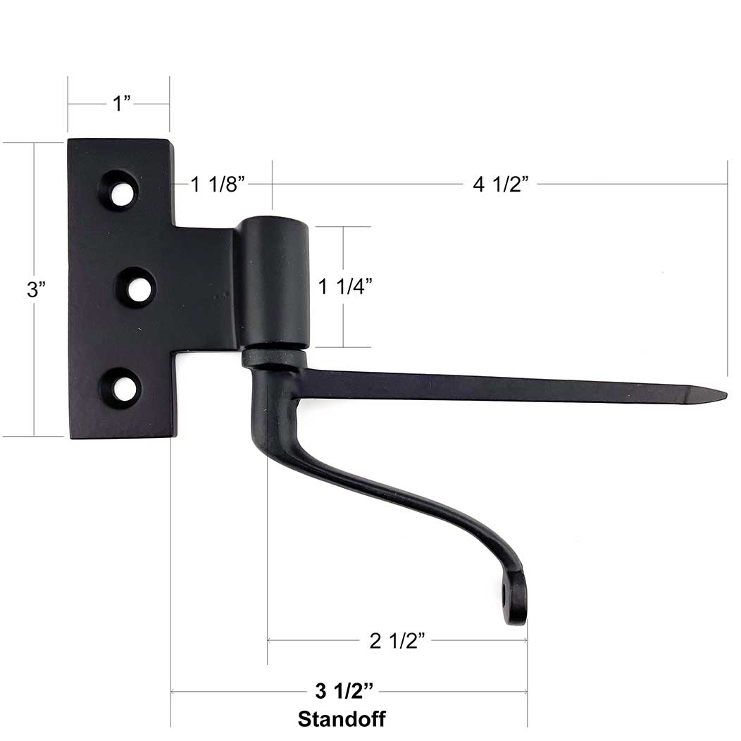 Martell Supply [WPC-35-19] Shutter Wire Pintle & T-Hinge