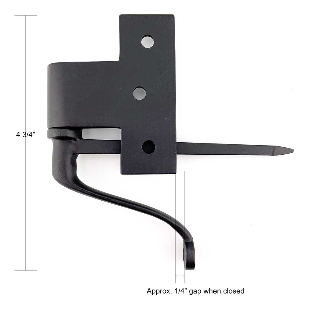 Martell Supply WPC 35 19 Solid Brass Shutter Wire Pintle T Hinge Set New England Style Flat Black Finish 3 1 2 Standoff Decorative Hardware Cabinet Door Shutter Window Hardware Bath Architectural Acce...