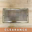 Brass Elegans [BE-116H-AB] Solid Brass Decorative Air Return Cover - Antique Brass Finish - 6" x 12"