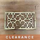 Brass Elegans [BE-120H-PLB] Solid Brass Decorative Air Return Cover - Polished Brass (Lacquered) Finish - 6" x 12"