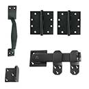 Martell Supply [GKFHFLPK-2] Small Contemporary Privacy Gate Hardware Kit - Single Gate - Flip Latch & 2 Hinges