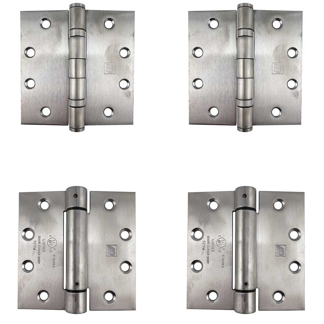 PBB Architectural [PBB45KIT02630] Stainless Steel Self Closing Gate Butt Hinge Pack 4 Hinges