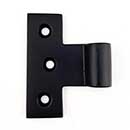 Martell Supply [WPH-0-19] Solid Brass Shutter Wire T-Hinge - New England Style - Flat Black Finish - 0 Standoff - 3" L