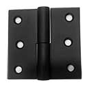 Martell Supply [SLOH-3X3-L] Stainless Steel Shutter Lift Off Hinge - Square Corner - Left Mount - Flat Black Finish - Pair - 3&quot; H x 3&quot; W
