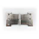 Martell Supply [SPH-3X5-32D-L] Stainless Steel Shutter Parliament Hinge - H Lift Off - Left Mount - Brushed Finish - Pair - 3&quot; H x 5 1/2&quot; W