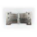 Martell Supply [SPH-3X5-32D-R] Stainless Steel Shutter Parliament Hinge - H Lift Off - Right Mount - Brushed Finish - Pair - 3" H x 5 1/2" W