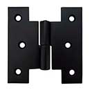 Martell Supply [SPH-4X4-R] Stainless Steel Shutter Parliament Hinge - H Lift Off - Right Mount - Flat Black Finish - Pair - 4" H x 4" W