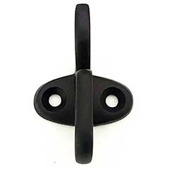 Martell Supply [SBP-CR-19] Solid Brass Shutter Bower Brace Rod Cradle - Flat Black Finish