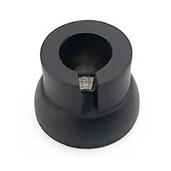 Martell Supply [SBP-TH-19] Solid Brass Shutter Bower Thimble Catch - Flat Black Finish