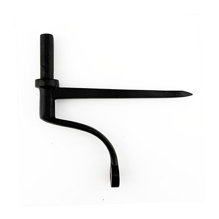 Martell Supply [WP-178-19] Solid Brass Shutter Wire Pintle - New England Style - Flat Black Finish - 1 7/8" Standoff - 4" L