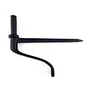 Martell Supply [WP-25-19] Solid Brass Shutter Wire Pintle - New England Style - Flat Black Finish - 2 1/2" Standoff - 4 3/4" L