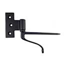 Martell Supply [WPC-35-19] Solid Brass Shutter Wire Pintle & T-Hinge Set - Flat Black Finish - 3 1/2" Standoff