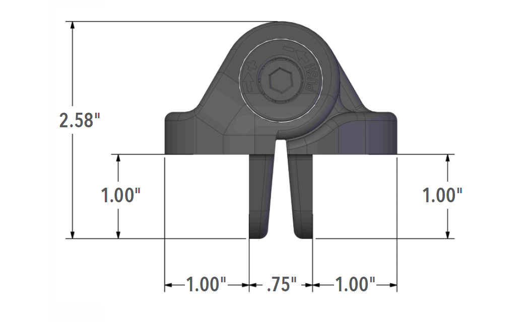 Nationwide Industries [C2H100N] Self Closing Gate Hinge