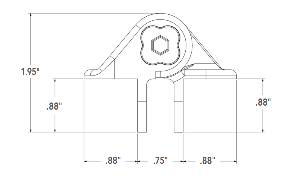 Nationwide Industries [CH090] Self Closing Gate Hinge