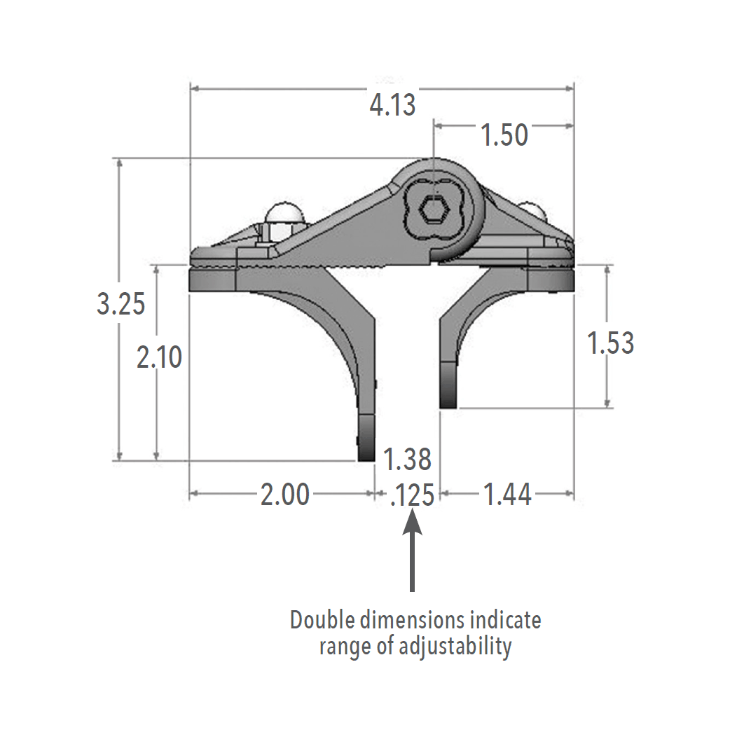 Nationwide Industries [CH200FR] Self Closing Gate Hinge