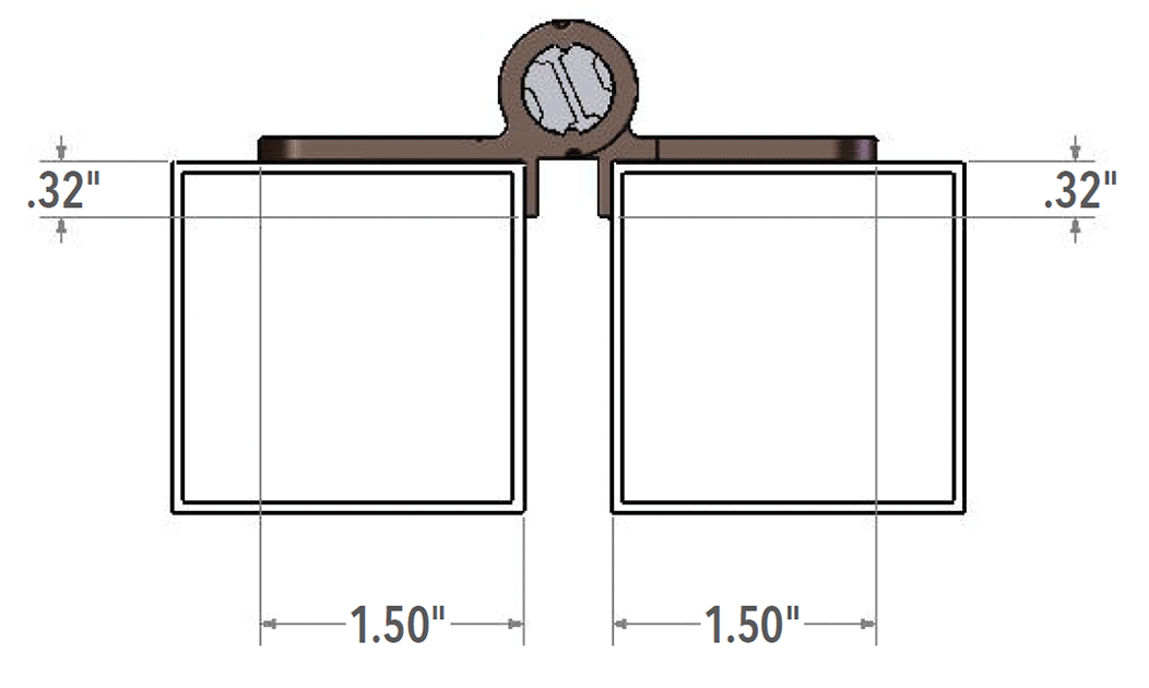 Nationwide Industries [NW095-BK] Gate Hinge