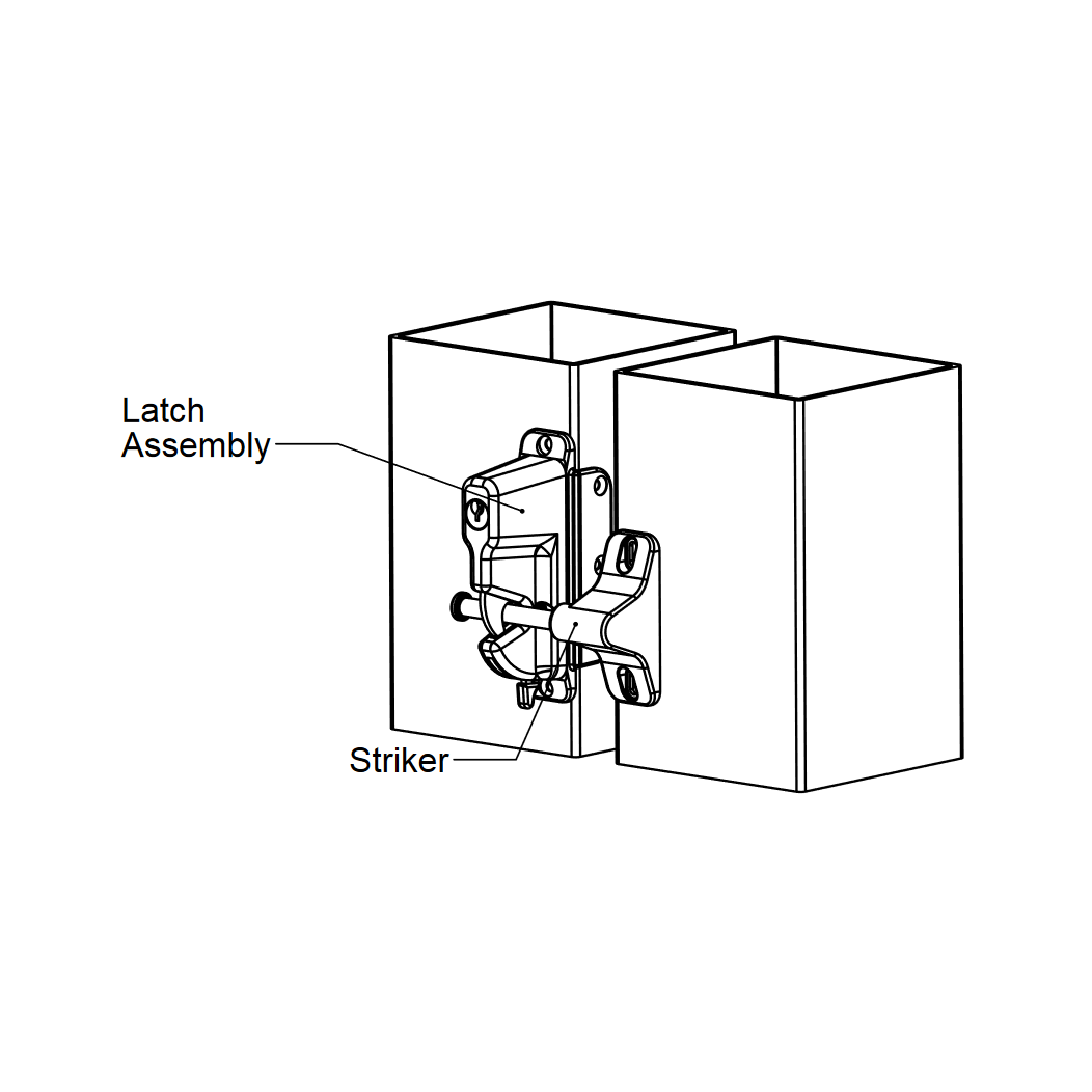 Nationwide Industries [KLADV2-P1] Gate Latch