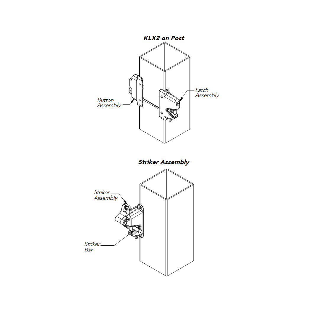 Nationwide Industries [KLX2-P2] Gate Latch
