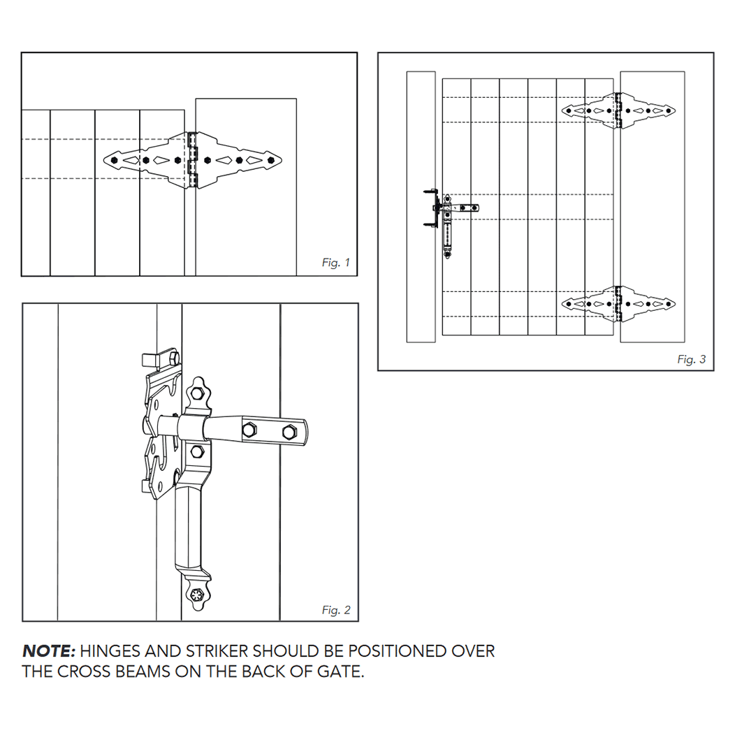 Nationwide Industries [WI-WWGK] Gate Hardware Kit