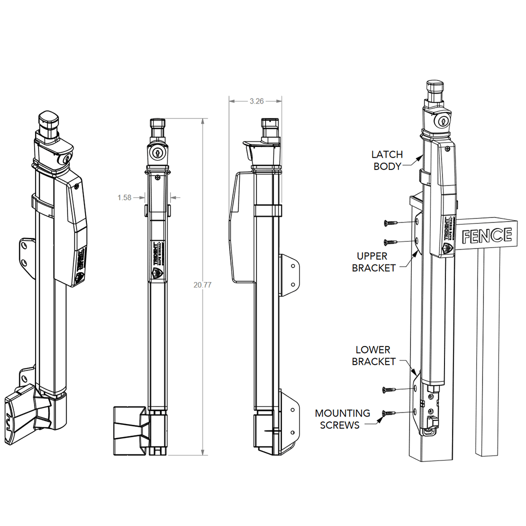 Nationwide Industries [TRIDENTSS20BK] TRIDENT™ Safe Signal™