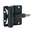 Nationwide Industries [NW171SCP5-SSBD] Stainless Steel Horizontally Adjustable Self Closing PVC/Vinyl Gate Hinge - V-Notch Series - Small Profile - Black Finish - Pair