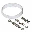 Nationwide Industries [NW6296-WH] Gate Anti-Sag Cable Kit - Steel - White Plastic Coating - 9' L