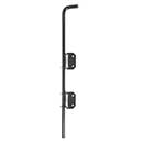 Nationwide Industries [NW38305N-48SSBD] Stainless Steel PVC/Vinyl Gate Cane Bolt - Retention Ears - Black Finish - 48" L