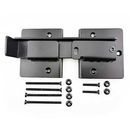 Nationwide Industries [NW6169-BK] Steel Gate Flip Latch - Pad-Lockable - Black Finish - 8 1/2" L