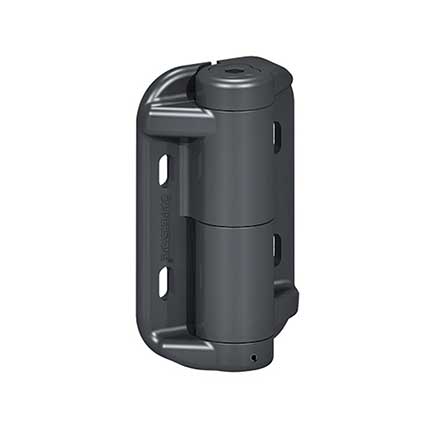 Nationwide Industries [CH101V-4D-BK] Cornerstone&#174; Self Closing Ornamental Gate Hinge - Standard Duty - Vertically Adjustable - Black Finish - Pair