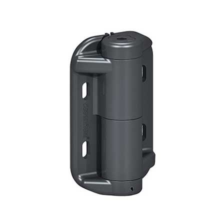 Nationwide Industries [CH102V-4D-BK] Cornerstone&#174; Self Closing Ornamental Gate Hinge - Standard Duty - Vertically Adjustable - Black Finish - Pair