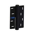 Nationwide Industries [NTLS-L-AA-BK] Nautilus® Controlled Self Closing Metal Gate Hinge - Adjustable - Active/Active - Left Hand - Black Finish - 6" H x 3 3/4" W