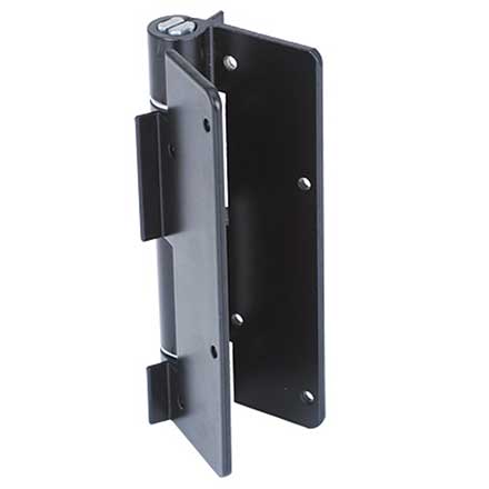 Nationwide Industries [NW094L-2S-BK] Aluminum Ornamental Gate Self Closing Hinge - 1 3/4" Gate &amp; Post - Black Finish - Pair - 5 3/4" H