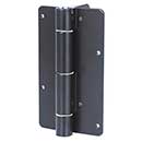 Nationwide Industries [NW095-2S-BK] Aluminum Ornamental Gate Self Closing Hinge - 1 1/2" Gate & Post - Deep Flange - Black Finish - Pair - 5 3/4" H