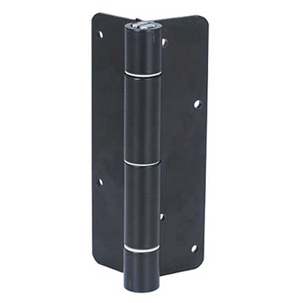 Nationwide Industries [NW096-2S-BK] Aluminum Ornamental Gate Self Closing Hinge - 1 1/2" Gate &amp; Post - Black Finish - Pair - 5 3/4" H
