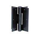 Nationwide Industries [NW149-2S-26] Aluminum Ornamental Gate Hinge - Plain Bearing - Black Finish - Pair - 4" H