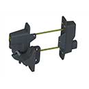 Nationwide Industries [KLADV2-P2-BK] Keystone&#174; 2 Gate Latch - 2-Sided Reversible - Key-Locking - Black Finish