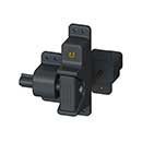 Nationwide Industries [KPL-P2-BK] Keystone® Panic Latch™ Gate Latch - 2-Sided Reversible - Self-Locking - Black Finish