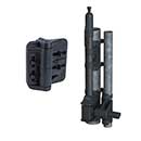 Nationwide Industries [NWKIT-CL-POOL] Chain Link Pool Safety Gate Hardware Kit - Zip-Latch™ Gravity Latch - 2 Hinge - Flat Black Finish