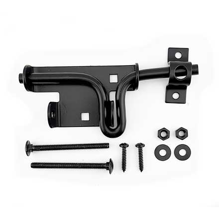 Nationwide Industries [NW38339Q] Steel Gate Slide Bar Latch - Pad Lockable - Black