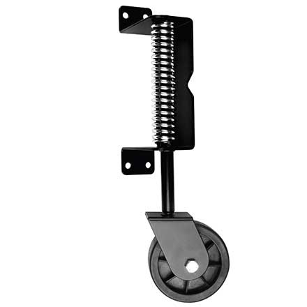 Nationwide Industries [GW2-BK] Zinc Plated Steel Wood Gate Wheel - Flat Black Finish