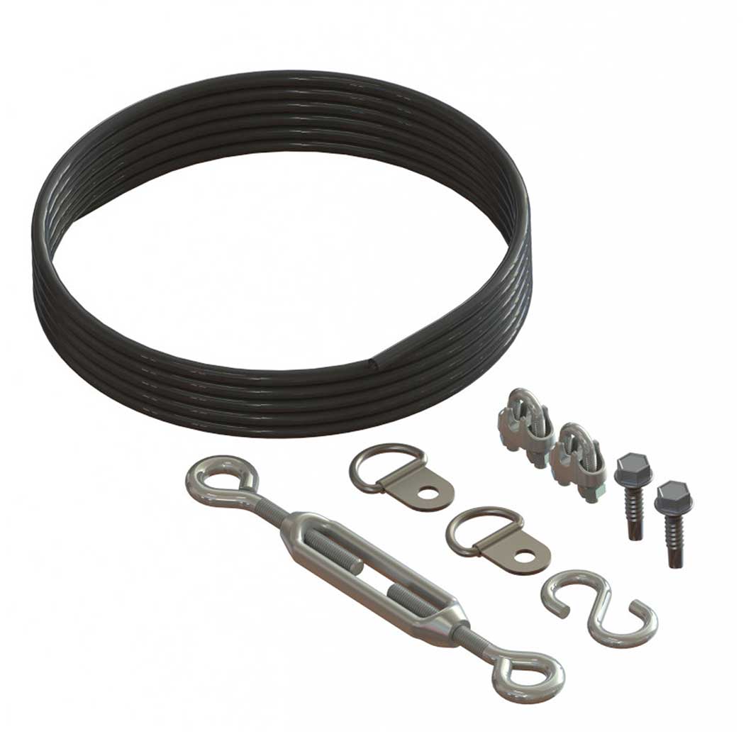 Nationwide Industries [NW6296-BK] Gate Anti-Sag Cable Kit