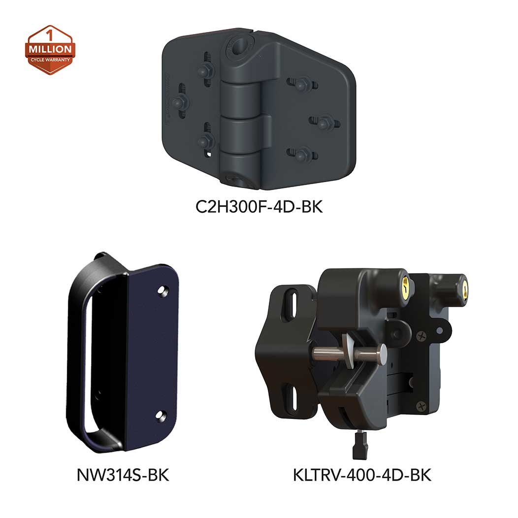 Nationwide Industries [NWKIT-VNYL-4] Gate Hardware Kit