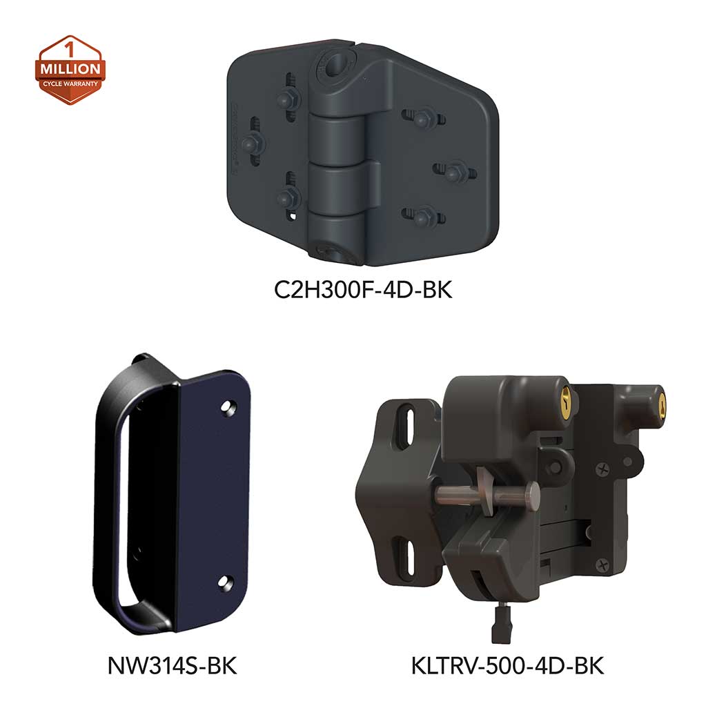Nationwide Industries [NWKIT-VNYL-5] Gate Hardware Kit